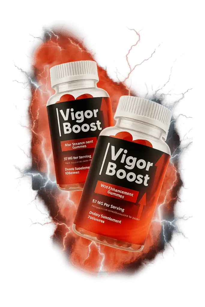 VigorBoost male enhancement gummies bottle